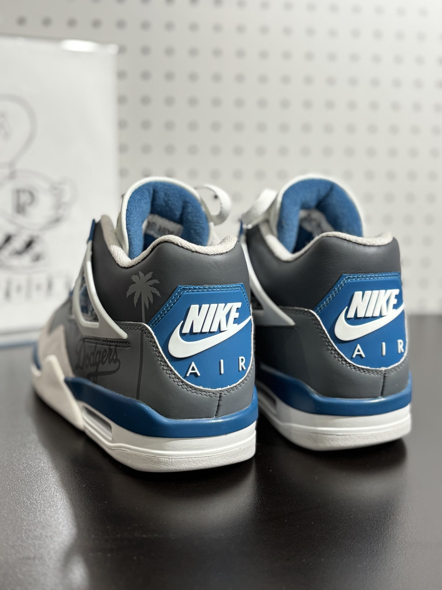 Air Jordan 4 Custom Dodgers Champions 1 of 1